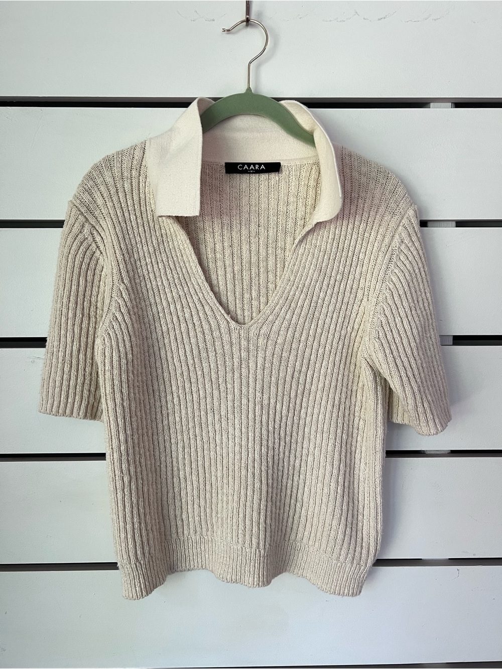 Caara Sweater Knit Polo